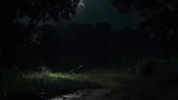 The rains and the wildness of the night