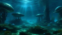 alien underwater landscape