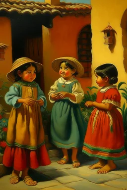 mexican childeren painting neoclassism