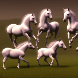 animated baby horses singing