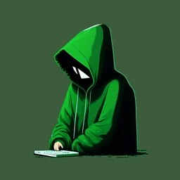 green, minimalistic, beautiful, drawing, art, code, full, png, male, cool, sad, no face