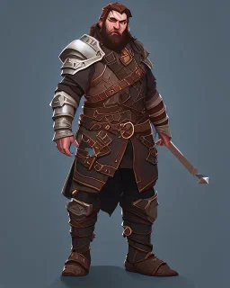 d&d character, dwarf, male, paladin, plate armor