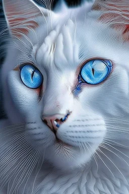 white cat blue eyes