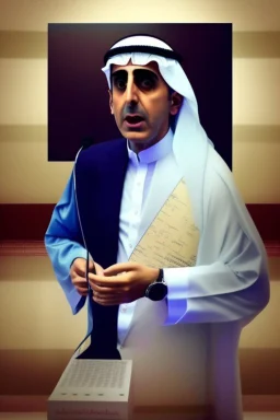 Create an image Adel Al-Jubeir was arrested, he did not know that the microphone was open, we say goodbye to him forever