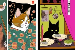 Cat. Sushi. Francesco Matteuzzi. Graphic novel