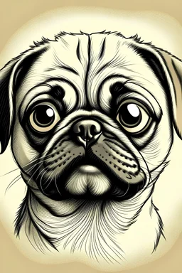 draw a pug
