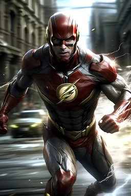 the flash running