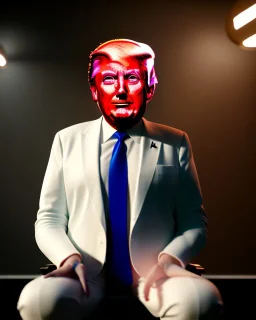 Donald Trump sitting in toilet scene, without pants, realistic image, casual, concept art, smooth, unreal engine 5, god lights, ray tracing, RTX, lumen lighting, ultra detail, volumetric lighting, 3d.