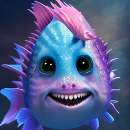 cute fish “wearing avatar make up” Pandora