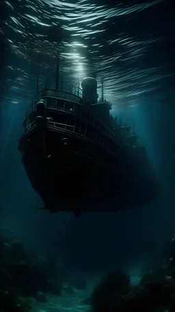 A deep-sea exploration vessel glides through the murky depths of the ocean. The crew, surrounded by darkness, strives to unravel the mysteries that lie beneath the surface. Their instruments and knowledge pale in comparison to the vastness of the unexplored ocean, highlighting the vast unknown that still lurks beneath the waves.