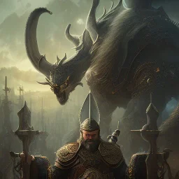 dark, viking, ragnarok, deep color, underworld, menacing, high quality, high detail