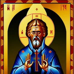 Russian Orthodox icon yoda