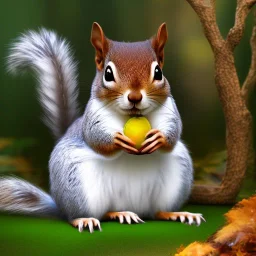 cute squirrel “wearing avatar make up” Pandora