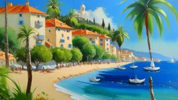 cote d'azur painting neoclassism 60