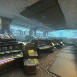 galactic ship interior, command post, 64K, hyperdetailed, intricate