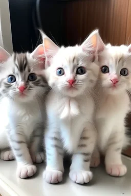 Soft color kittens