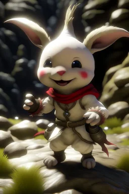 moogle from final fantasy 14 reaching out