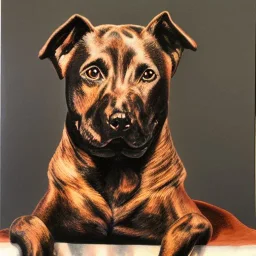 black dog, highly detailed, hyper realistic, bright lighting