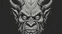 وجه الشيطان الرمادي