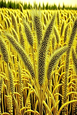 I want a mental map of Arabian wheat.