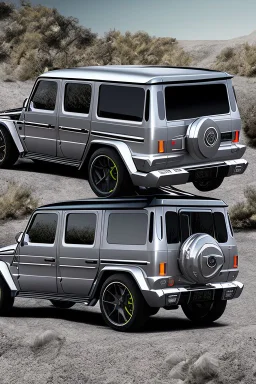 G-Class hyper sport fusion, Rear View, 4K, Ultra Realistic