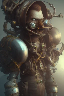 Horror junk Android, steampunk