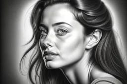 woman, vector pencil drawing, 3d, 64k, high resolution, high detail, computer graphics, hyperrealism, f/16, 1/300s. digital painting,