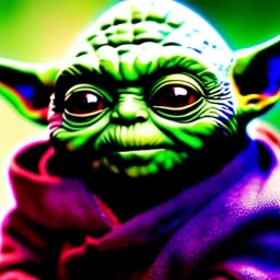 Ultra detailed fullbody Portrait in oil on canvas of a yoda merges Thanos ,extremely detailed digital painting, extremely detailed face,crystal clear Big eyes, mystical colors ,perfectly centered image, perfect composition, rim light, beautiful lighting,masterpiece,8k, stunning scene, raytracing, anatomically correct, in the style of robert e howard and Ken Kelley and Ohrai Noriyoshi and Simon Bisley and tomzj1