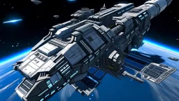 Make me a space ship destroyer design in space Engineers