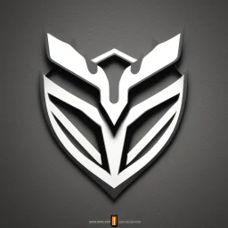logo with the letter R end N, black and white