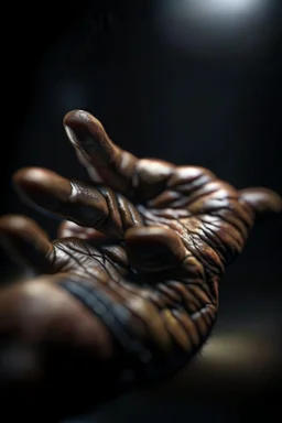 hand with six fingers, shot on Hasselblad h6d-400c, zeiss prime lens, bokeh like f/0.8, tilt-shift lens 8k, high detail, smooth render, down-light, unreal engine, prize winning