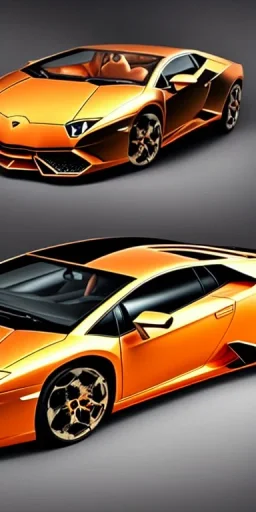 A Lamborghini with baroque design