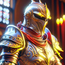 stylized knight with ornaments, epic, fantasy, intricate, hyper detailed, artstation, concept art, smooth, sharp focus, ray tracing, vibrant, photorealistic, textured, centered, 4k