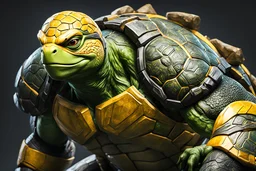 Michelangelo in 8k live anime artstyle, Turtles, yellow custom, TMNT them , dynamic pose, intricate details, highly detailed, high details, detailed portrait, masterpiece,ultra detailed, ultra quality