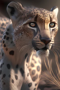 hare seal snake cheetah,dramatic lighting, hyper realistic, unreal engine 5, 16k