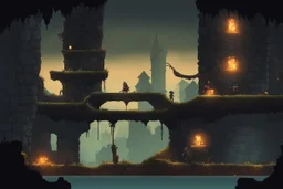 2d sidescroller platformer, level design inspired by Dark Souls games,