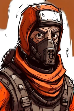 Draw me a typical rust player