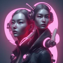 Portrait, Front avatar image, rabbit mask, cyberpunk Asian woman, black pink color, highly detailed, concept art, smooth, unreal engine 5, god rays, ray tracing, RTX, lumen lighting, ultra detail, volumetric lighting, 3d, finely drawn, high definition, high resolution.