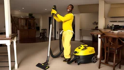 tyrone uses yellow eureka vacuum