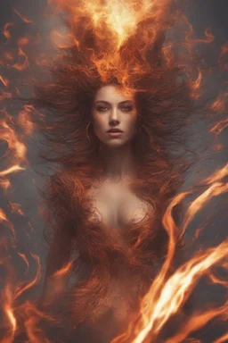 "A captivating digital art piece portraying a woman with burning edges, creating a surreal and mesmerizing visual experience, (captivating digital art portraying woman with burning edges:1.4), (surreal and mesmerizing visual experience:1.5), (captivating and fiery ambiance:1.3)