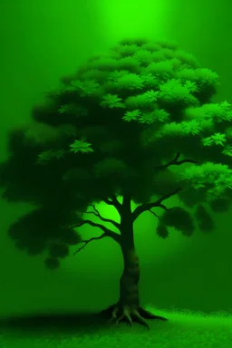 green tree