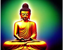 Buddha, bliss, hologram