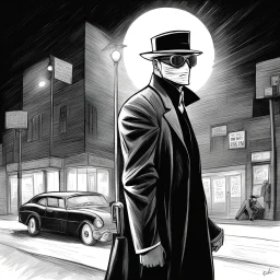 (in the style of grindhouse comic illustration) I am an invisible man. [...] It is sometimes advantageous to be unseen, although it is most often rather wearing on the nerves. [...] You wonder whether you aren't simply a phantom in other people's minds. [...] When I discover who I am, I’ll be free.