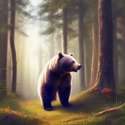 bear in the woods