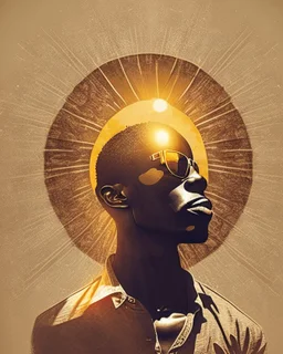 Black man under the sun design