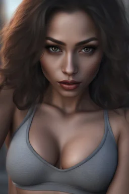 Nosferatits - head and shoulders portrait, Photorealistic, hyperrealism, Dazzling, Complex, dramatic, bold, attractive werewolf babe, perfect, Athletic, toned body with tanned skin, perfectly formed body, Dracula City, extremely detailed, lipstick, eyeshadow, eyeliner, mascara, rouge, photorealistic, 4k UHD Photograph,