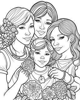 mothers day coloring with tgirls