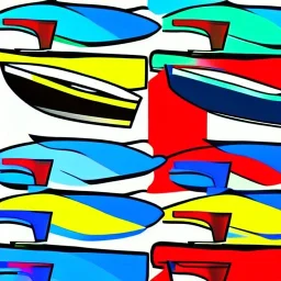 boat pop art