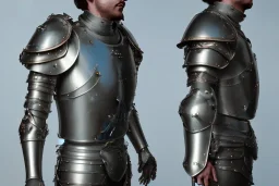 shining medieval knight armor pieces, realistic, detailed, metallic, digital painting, Unreal Engine 5