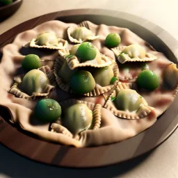 ravioli love, photo studio, concept art, realistic image, renaissance style ,smooth, unreal engine 5, ray tracing, RTX, lumen lighting, ultra detail, volumetric lighting